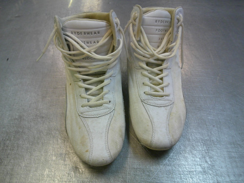 Vist Large View of Product Image Which is Used Wrestling Shoes White Senior 11