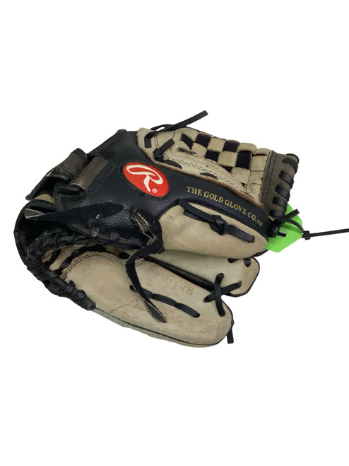 Vist Large View of Product Image Which is Used Rawlings 10 INCH BB/SB Glove RH Throw Black 10"