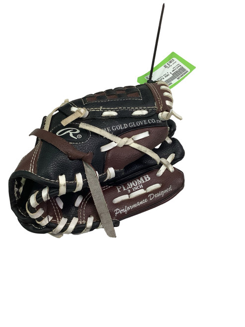Vist Large View of Product Image Which is Used Rawlings 9 INCH PLAYERS SERIES BB/SB Glove RH Throw Black 9"