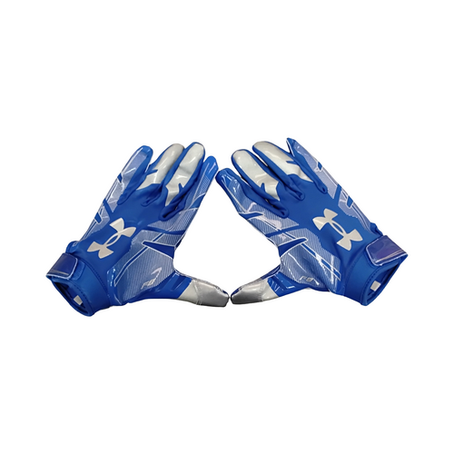 Vist Large View of Product Image Which is Used Under Armour F8 FB Gloves Royal Blue XL