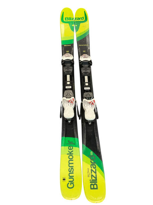 Vist Large View of Product Image Which is Used Blizzard GUNSMOKER JR Boys DH Ski/Binding Orange 129 cm