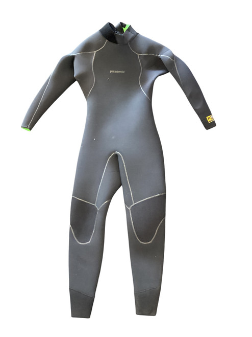 Vist Large View of Product Image Which is Used Patagonia YULEX R Womens Full Suit Black SZ 5-6