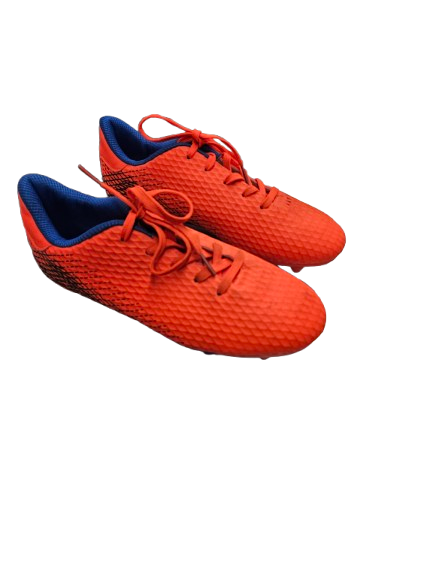 Vist Large View of Product Image Which is Used Soccer Cleats Orange Junior 04