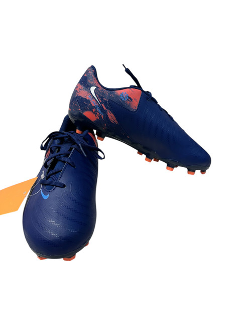 Vist Large View of Product Image Which is Used Nike Soccer Cleats Navy Blue Junior 04.5