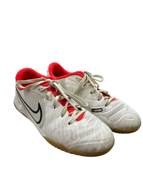 Vist Large View of Product Image Which is Used Nike FLY TOUCH SOCCER CLEATS 4.5 Soccer Indoor Shoes White Junior 04.5
