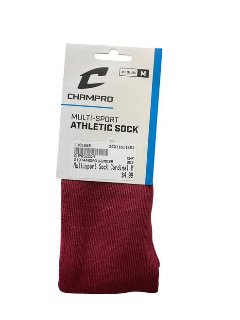 Vist Large View of Product Image Which is New Multisport Sock Cardinal M