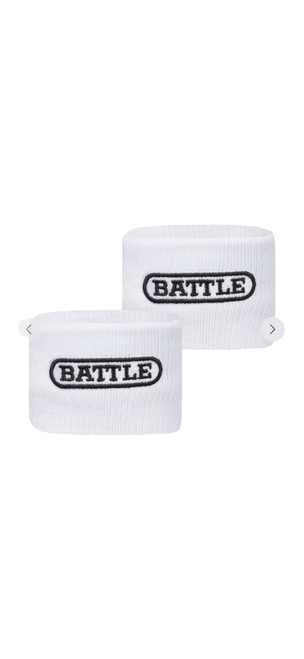 Vist Large View of Product Image Which is New FOOTBALL WRISTBANDS WHITE