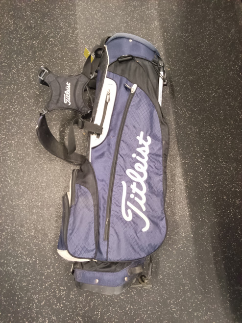 Vist Large View of Product Image Which is Used Titleist Mens Stand Bag Navy Blue