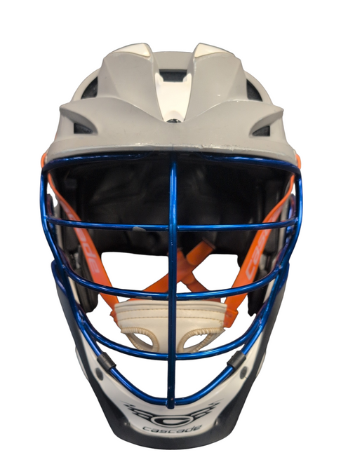 Vist Large View of Product Image Which is Used Cascade S Lacrosse Helmet Grey One Size