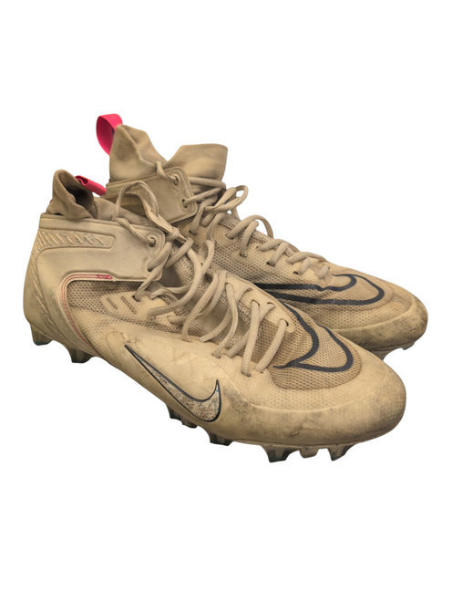 Vist Large View of Product Image Which is Used Nike Alpha Hurache LAX Cleats Mens White Senior 11