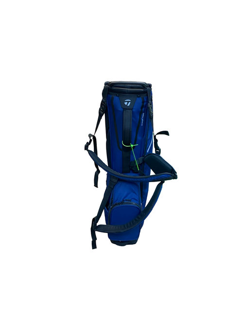 Vist Large View of Product Image Which is Used Taylormade NAVY STAND BAG Mens Stand Bag Navy Blue