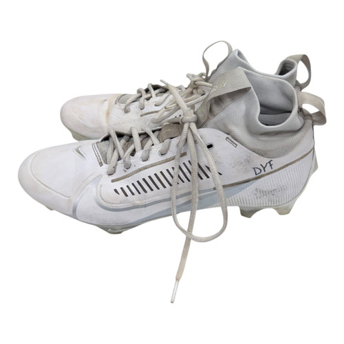 Vist Large View of Product Image Which is Used Nike VAPOR EDGE PRO 360 2 Adult FB Cleats White Senior 10