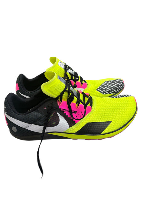 Vist Large View of Product Image Which is Used Nike Track & Field Cleats Adult Neon Green Senior 11.5