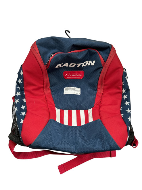 Vist Large View of Product Image Which is Used Easton DUGOUT YOUTH BACKPACK BB/SB Player Backpack Navy Blue And Red