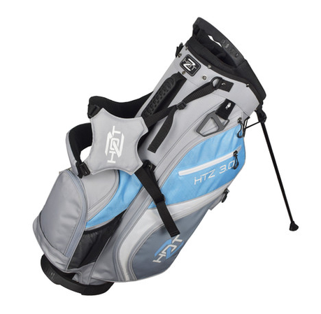 Vist Large View of Product Image Which is New Hot-Z Ladies 3.0 Stand Bag Gr/LB/WH