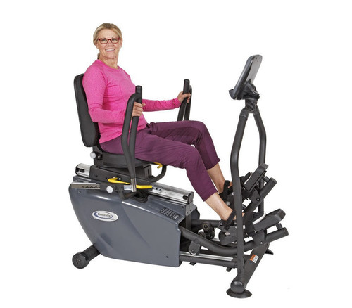 Vist Large View of Product Image Which is PhysioStep MDX Recumbent Elliptical Cross Trainer with Swivel Seat