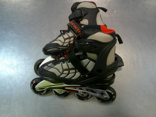 Vist Large View of Product Image Which is Used Schwinn INLINE Senior Rec Fitness Skates Red Senior 8
