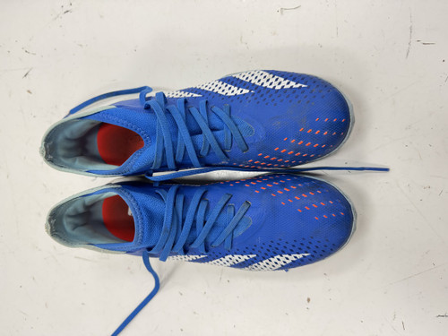 Vist Large View of Product Image Which is Used Adidas Soccer Turf Shoes Royal Blue Senior 8