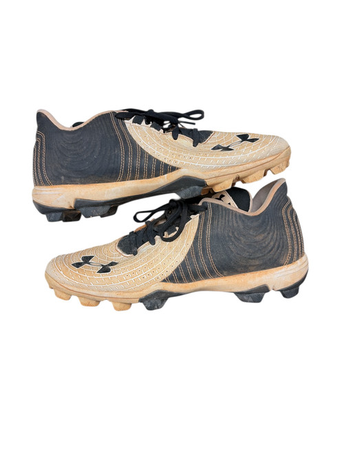 Vist Large View of Product Image Which is Used Under Armour BRYCE HARPER BB/SB Cleats White Senior 8.5