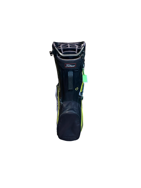 Vist Large View of Product Image Which is Used Titleist BLACK AND GREEN STAND BAG Mens Stand Bag Black