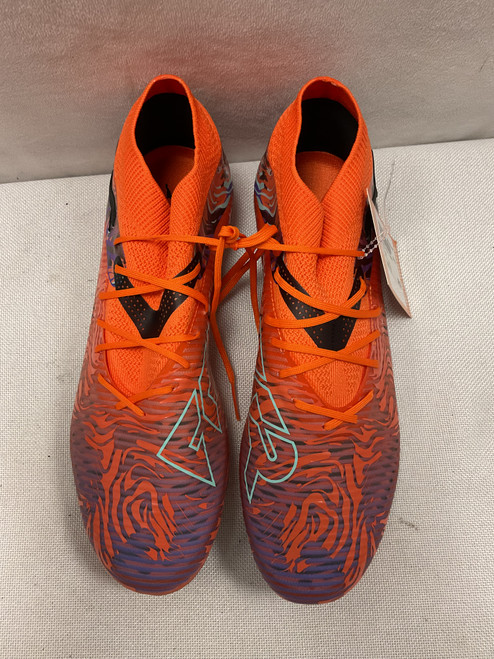 Vist Large View of Product Image Which is Used Puma Soccer Cleats Orange Senior 10
