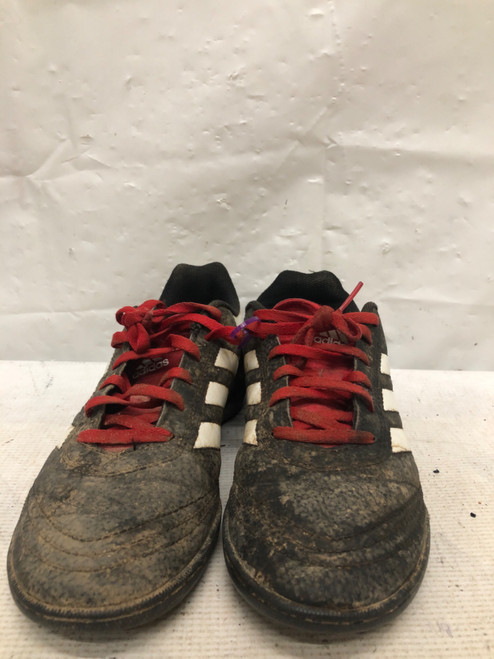 Vist Large View of Product Image Which is Used Adidas Soccer Turf Shoes Black Junior 05.5