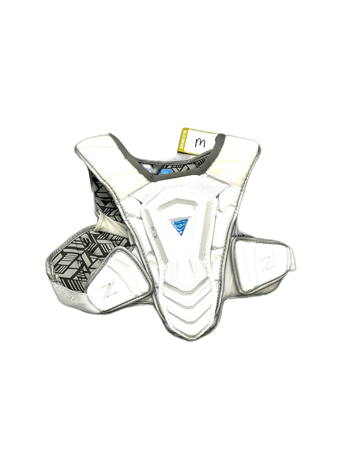Vist Large View of Product Image Which is Used True Z-SHOULDER PADS Lacrosse Shoulder Pads White MD