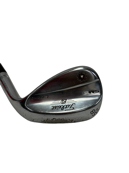Vist Large View of Product Image Which is Used Titleist SM6 L Grind 4 deg bounce Golf Wedge Mens RH 58 Degree 35"