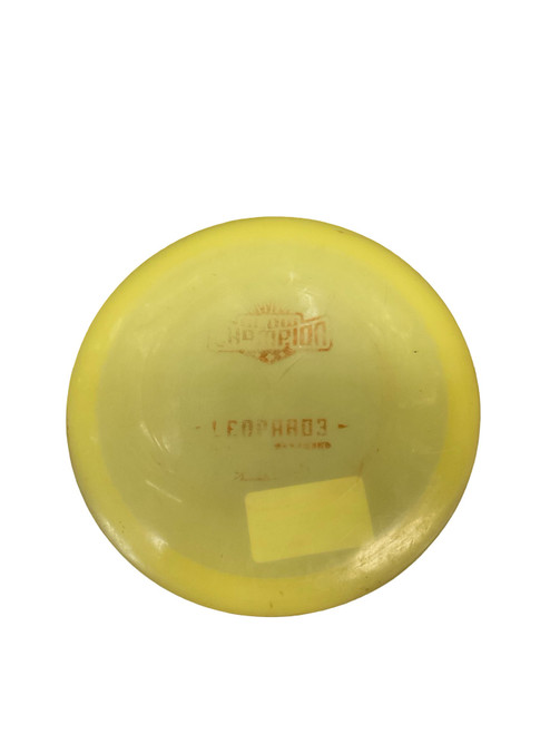 Vist Large View of Product Image Which is Used Innova GLOW CHAMPION LEOPARD Disc Golf Driver White 170g