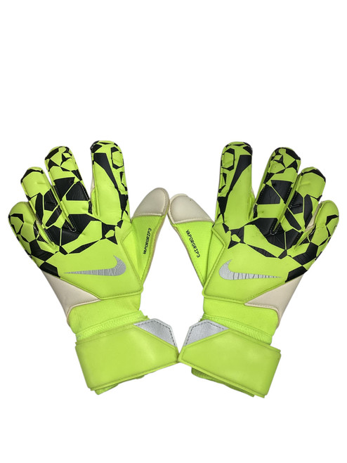 Vist Large View of Product Image Which is Used Nike GK VAPOR GRIP3 Soccer Goalie Gloves Green 8