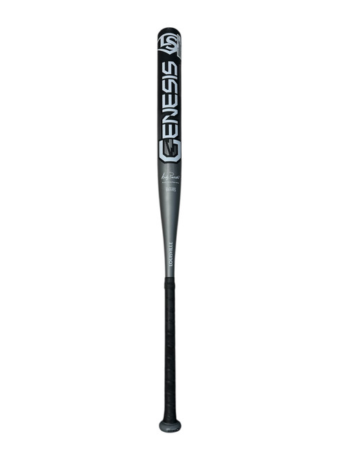 Vist Large View of Product Image Which is USED LOUISVILLE SLUGGER GENESIS ANDY PURCELL 1 PIECE 34/27 -7 USSSA SLOWPITCH SOFTBALL BAT