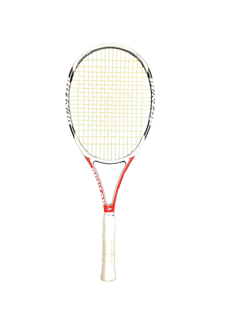 Vist Large View of Product Image Which is Used Dunlop 3 HUNDRED Adult Tennis Racquet Red 4 1/2"