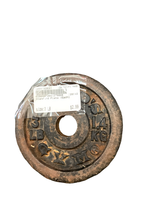 Vist Large View of Product Image Which is Used Standard Plate (Each) 3 lb
