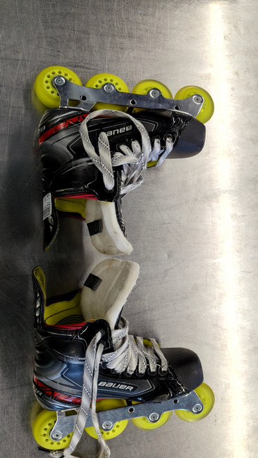 Vist Large View of Product Image Which is Used Bauer Roller Hockey Skates Black Junior 04