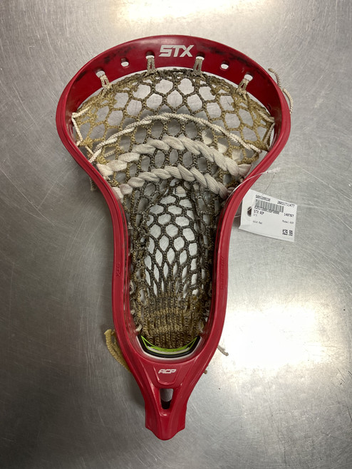 Vist Large View of Product Image Which is Used STX ACP Mens Lacrosse Head Red