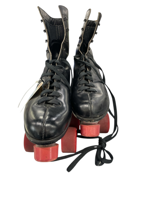 Vist Large View of Product Image Which is Used QUAD MENS SKATES Senior Roller Quad Skates Black Senior 12