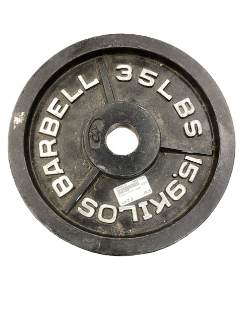 Vist Large View of Product Image Which is Used Olympic Plate (Each) 35 lb