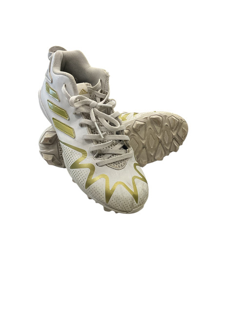 Vist Large View of Product Image Which is Used Adidas FREAK BB/SB Cleats White Senior 5.5