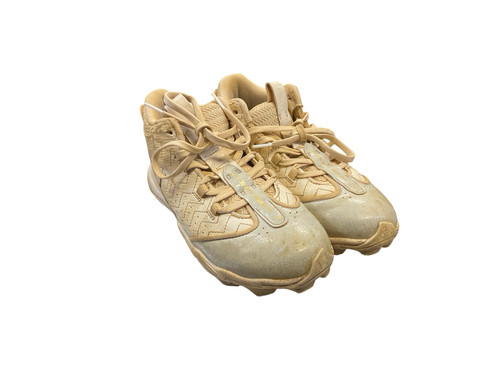 Vist Large View of Product Image Which is Used Under Armour BH BB/SB Cleats White Junior 03