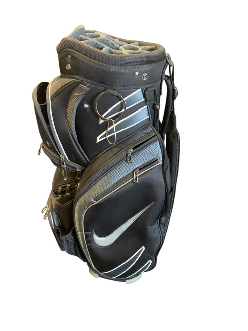 Vist Large View of Product Image Which is Used Nike CART BAG Mens Cart Bag Black