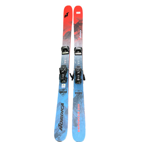 Vist Large View of Product Image Which is Used Nordica ENFORCER 100 Mens DH Ski/Binding Red 185 cm