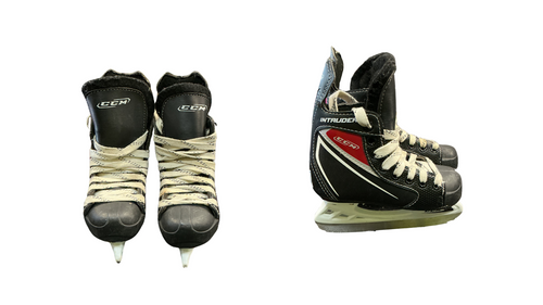 Vist Large View of Product Image Which is Used CCM INTRUDER Youth Hockey Skate Youth 10.0