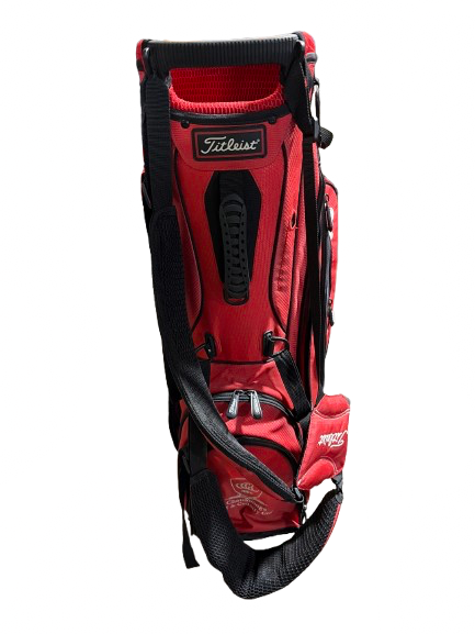 Vist Large View of Product Image Which is Used Titleist 4 WAY STAND BAG Mens Stand Bag Red