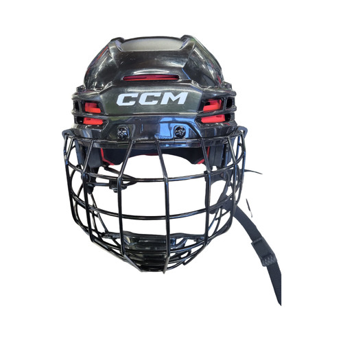 Vist Large View of Product Image Which is Used CCM TACKS 70 HELMET SM Helmet Cage Combo Black SM