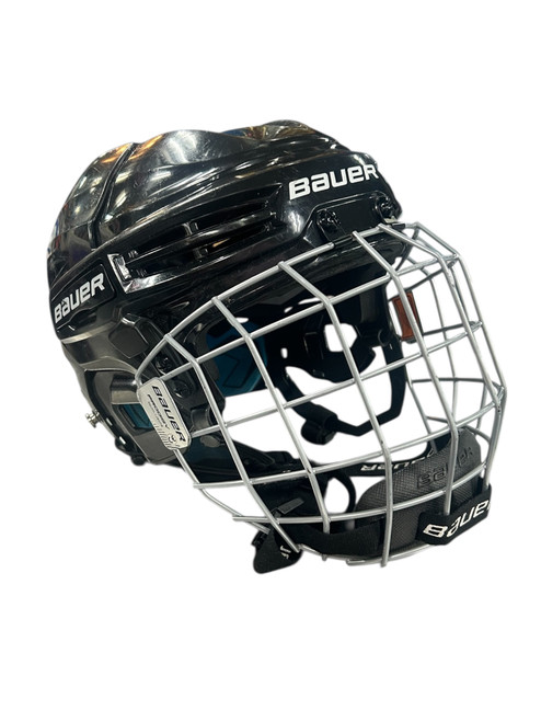 Vist Large View of Product Image Which is Used Bauer HELMET Helmet Cage Combo Black One Size