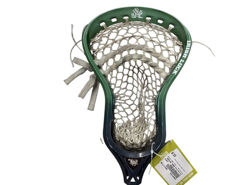 Vist Large View of Product Image Which is Used String King REBEL DEFENSE Mens Lacrosse Head Dark Grey And Green