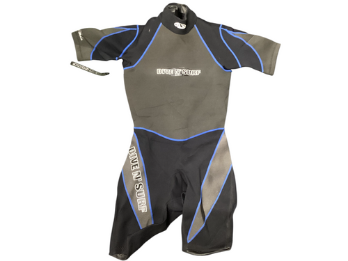 Vist Large View of Product Image Which is Used DIVE N' SURF Womens Spring Suit Black Small