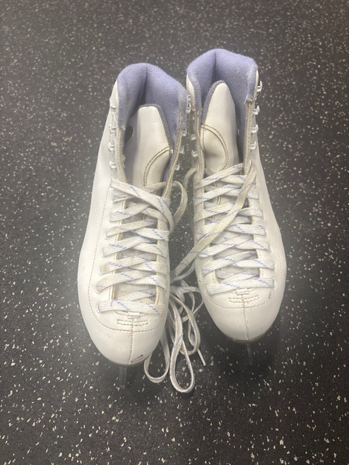 Vist Large View of Product Image Which is Used Riedell 113 WomensFigure Skate White Senior 6