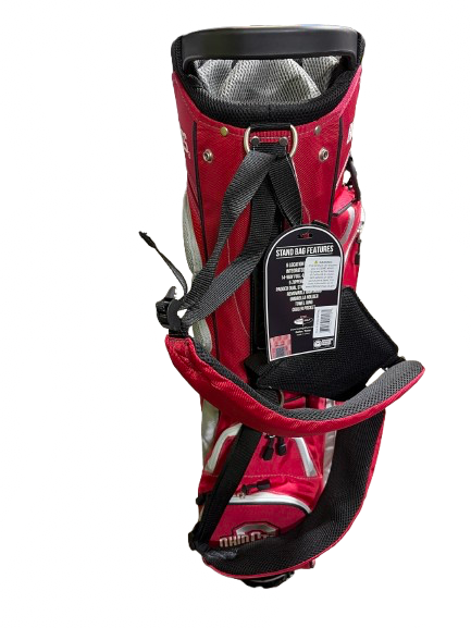 Vist Large View of Product Image Which is Used OHIO STATE BUCKEYES STAND BAG Mens Stand Bag Red