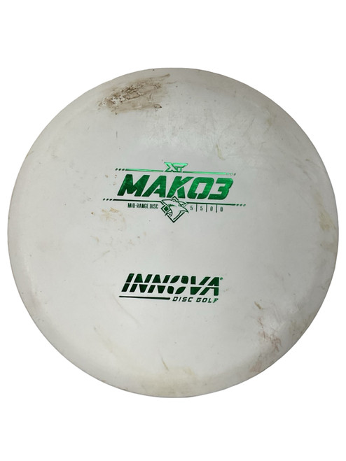 Vist Large View of Product Image Which is Used Innova MAKO3 Disc Golf Mid Range White 168g